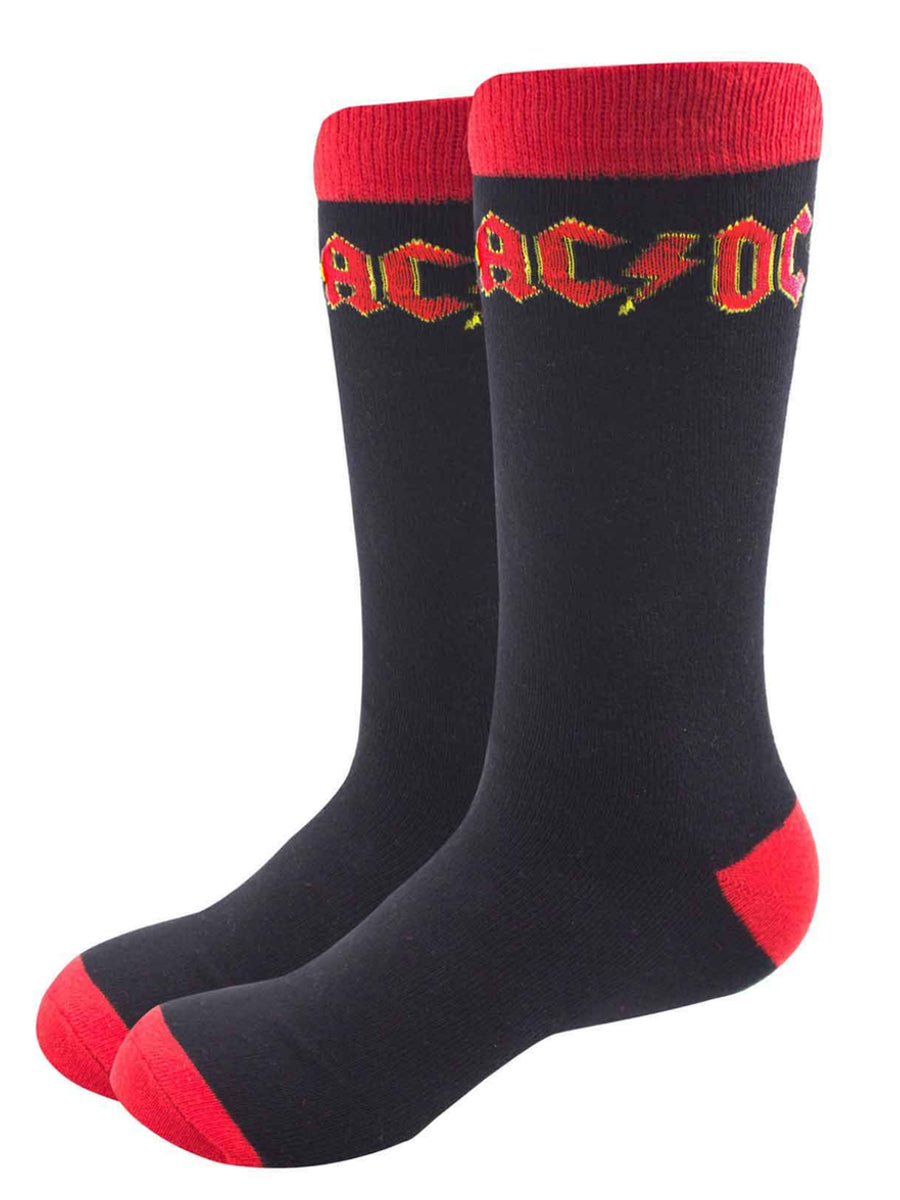 AC/DC Classic Logo Black Unisex Socks (UK 7-11) – Wicked Things