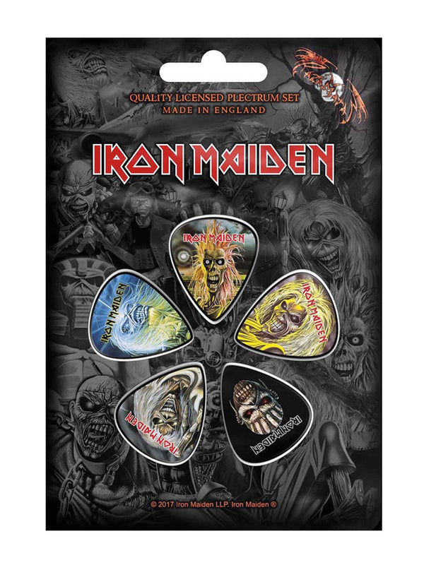 Iron Maiden The Faces Of Eddie Plectrum Pack