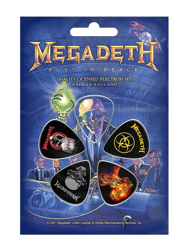 Megadeth Rust In Peace Plectrum Pack