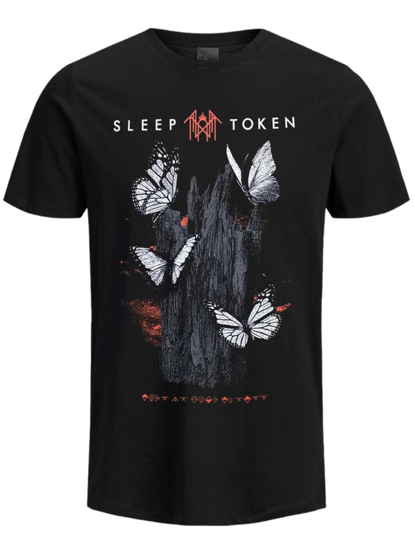 Sleep Token Butterflies Mens Black T-Shirt