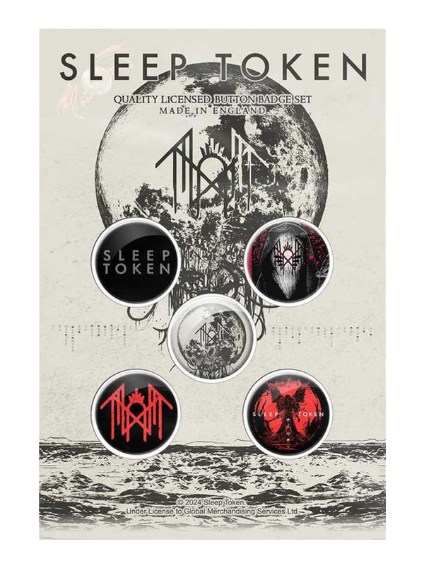 Sleep Token Take Me Back To Eden Button Badge Pack