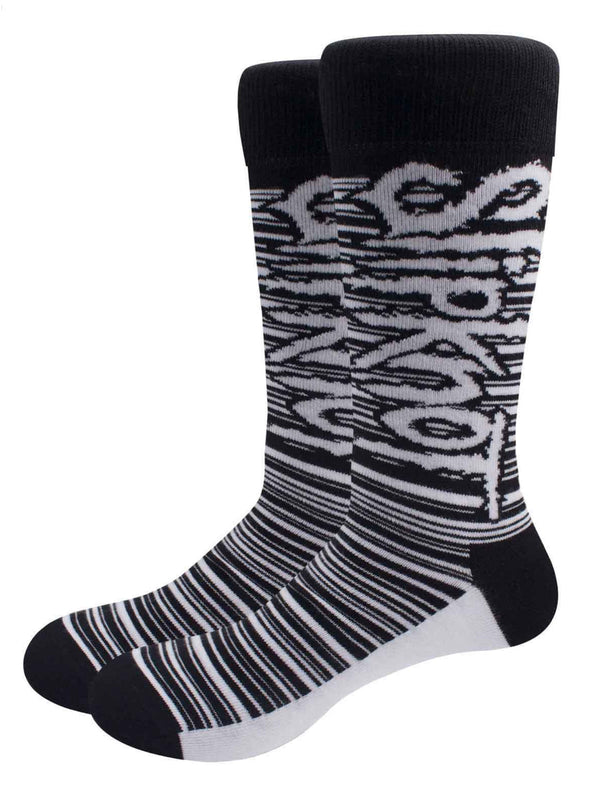 Slipknot Barcode Unisex Black Socks (UK 7-11)