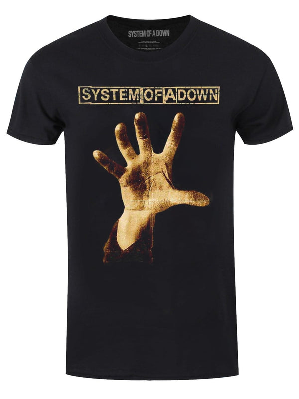 System Of A Down Hand Mens Black T-Shirt