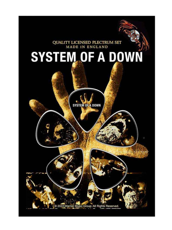 System Of A Down Hand Plectrum Pack
