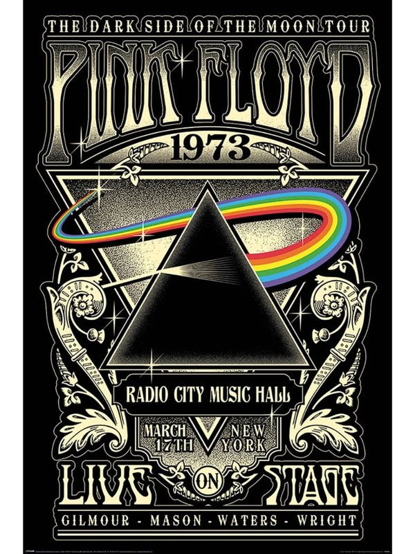 Pink Floyd Radio City Music Hall 1973 Maxi Poster