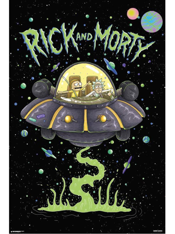 Rick And Morty Spaceship Maxi Poster