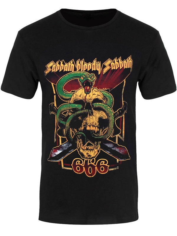 Black Sabbath Bloody Sabbath 666 Men's Black T-Shirt