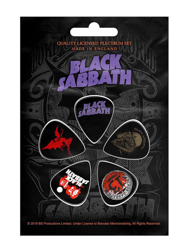 Black Sabbath Purple Logo Plectrum Pack