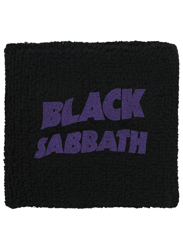 Black Sabbath Purple Wavy Logo Sweatband