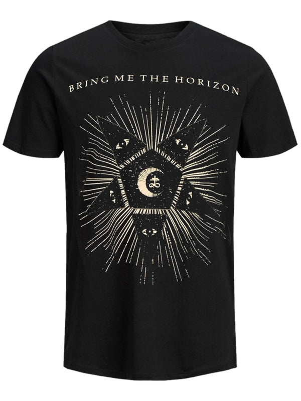 Bring Me The Horizon Black Star Men's Black T-Shirt