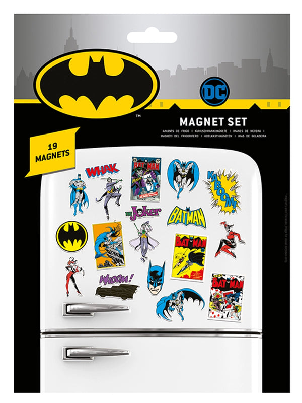 DC Comics Batman Retro Magnet Set