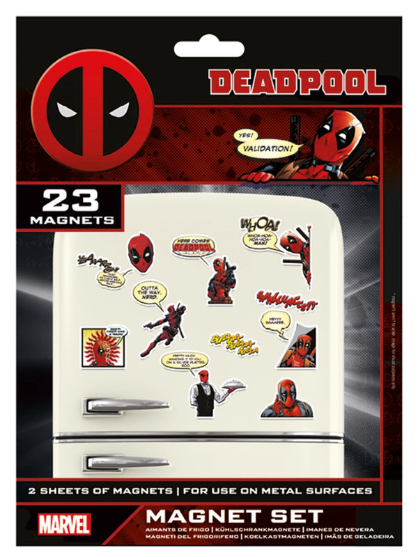 Deadpool Comic Magnet Set