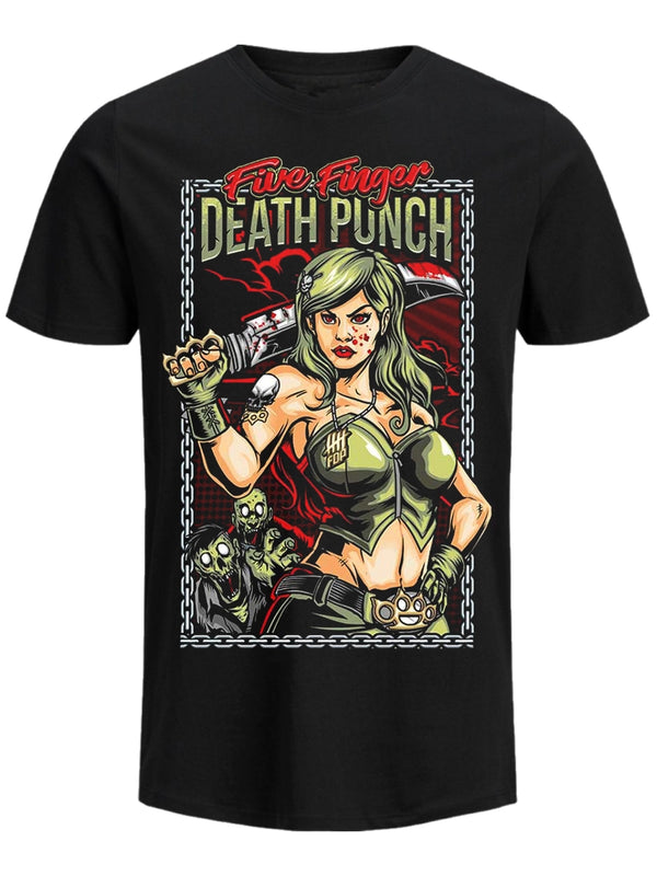 Five Finger Death Punch Assassin Men's Black T-Shirt