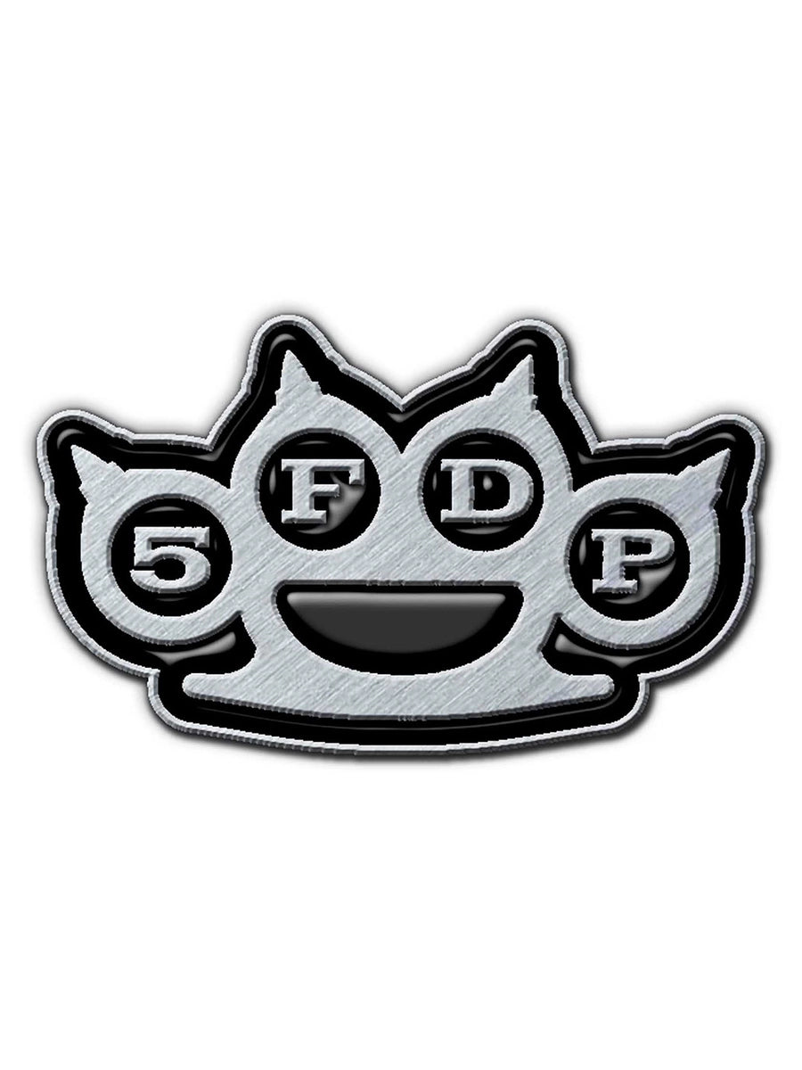 Five Finger Death Punch Knuckles Pin Badge Wicked Things