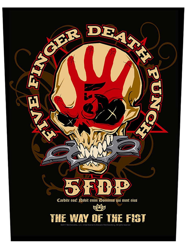 Five Finger Death Punch Way Of The Fist Back Patch
