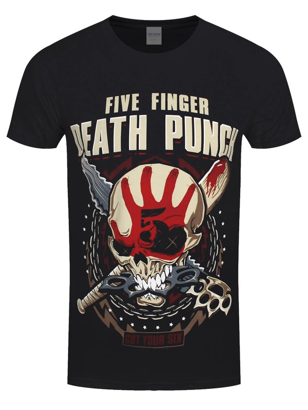 Five Finger Death Punch Zombie Kill Men's Black T-Shirt