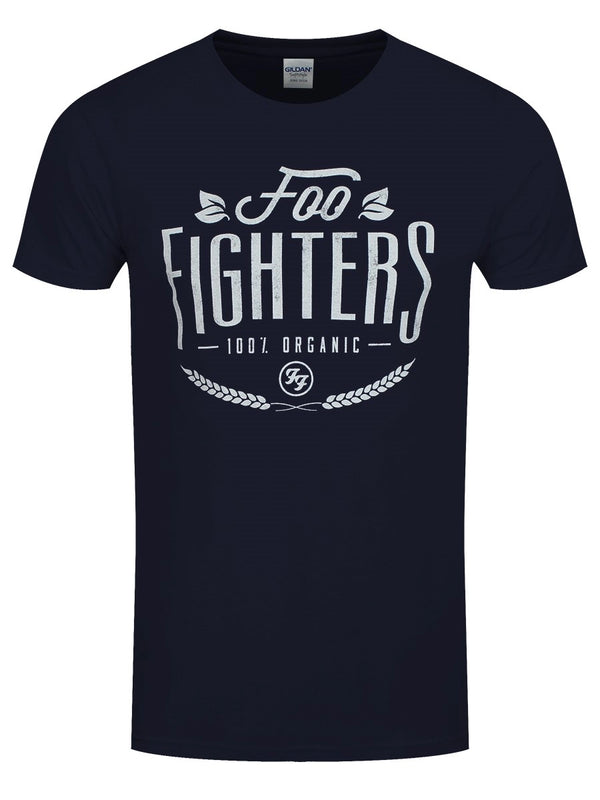 Foo Fighters 100% Organic Men's Navy T-Shirt