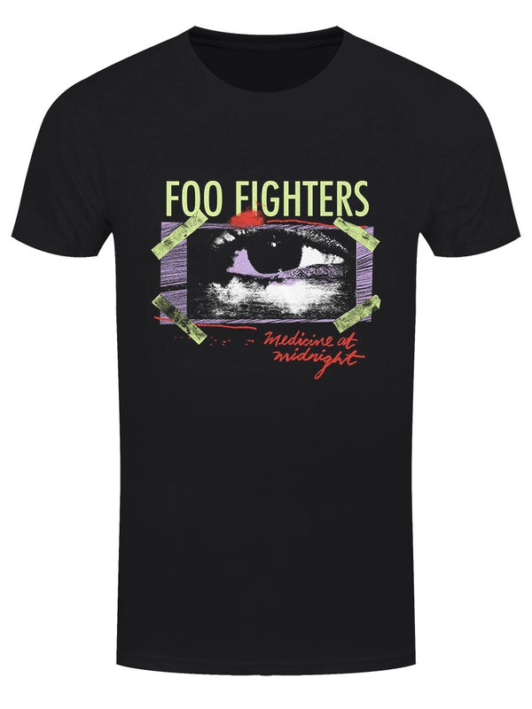 Foo Fighters Medicine At Midnight Taped Men's Black T-Shirt