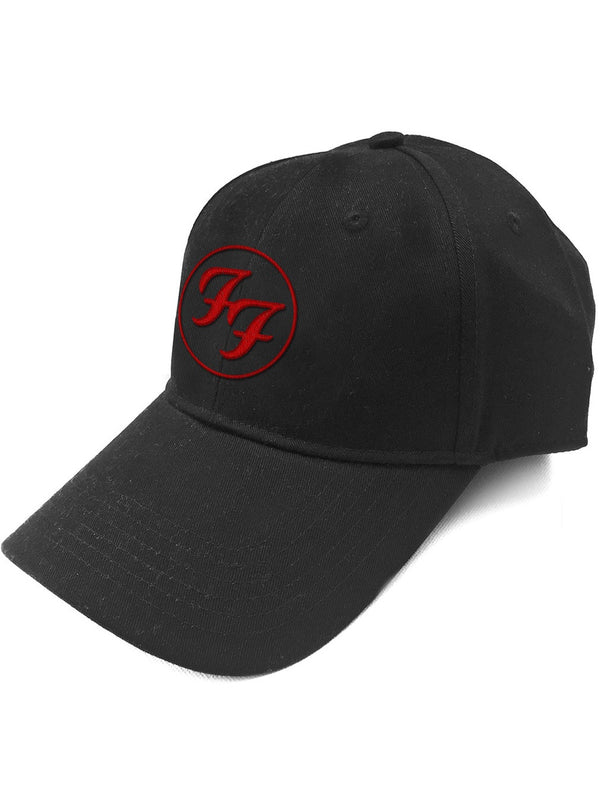 Foo Fighters Red Circle Logo Black Baseball Cap