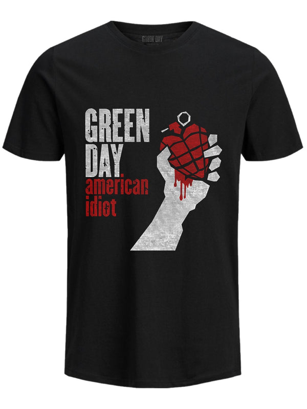 Green Day American Idiot Men's Black T-Shirt