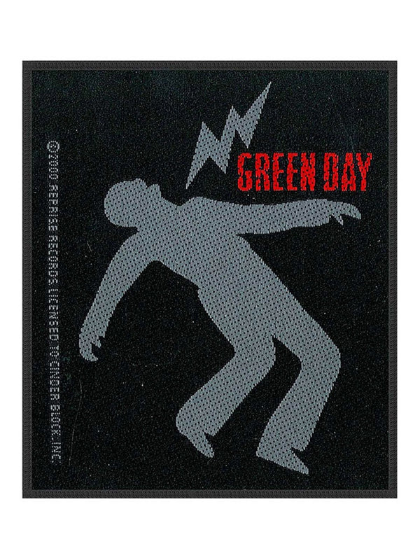 Green Day Lightning Bolt Standard Patch