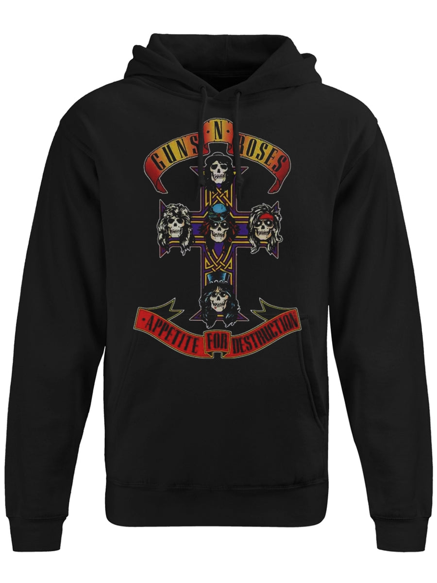 Guns 'N Roses Appetite For Destruction Men's Black Pullover Hoodie ...