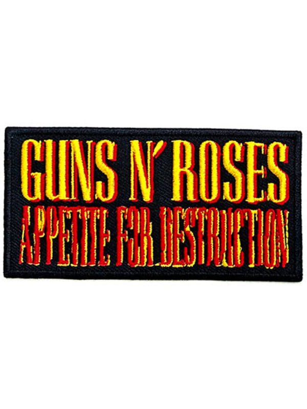 Guns 'N Roses Appetite For Destruction Woven Standard Patch