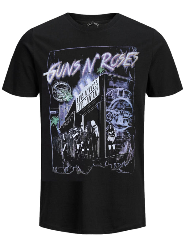 Guns 'N Roses Sunset Boulevard Men's Black T-Shirt