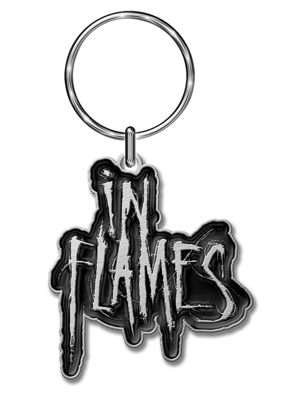 In Flames Logo Keychain