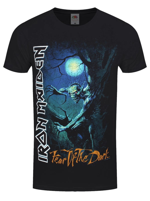Iron Maiden Fear Of The Dark Tree Sprite Men's Black T-Shirt