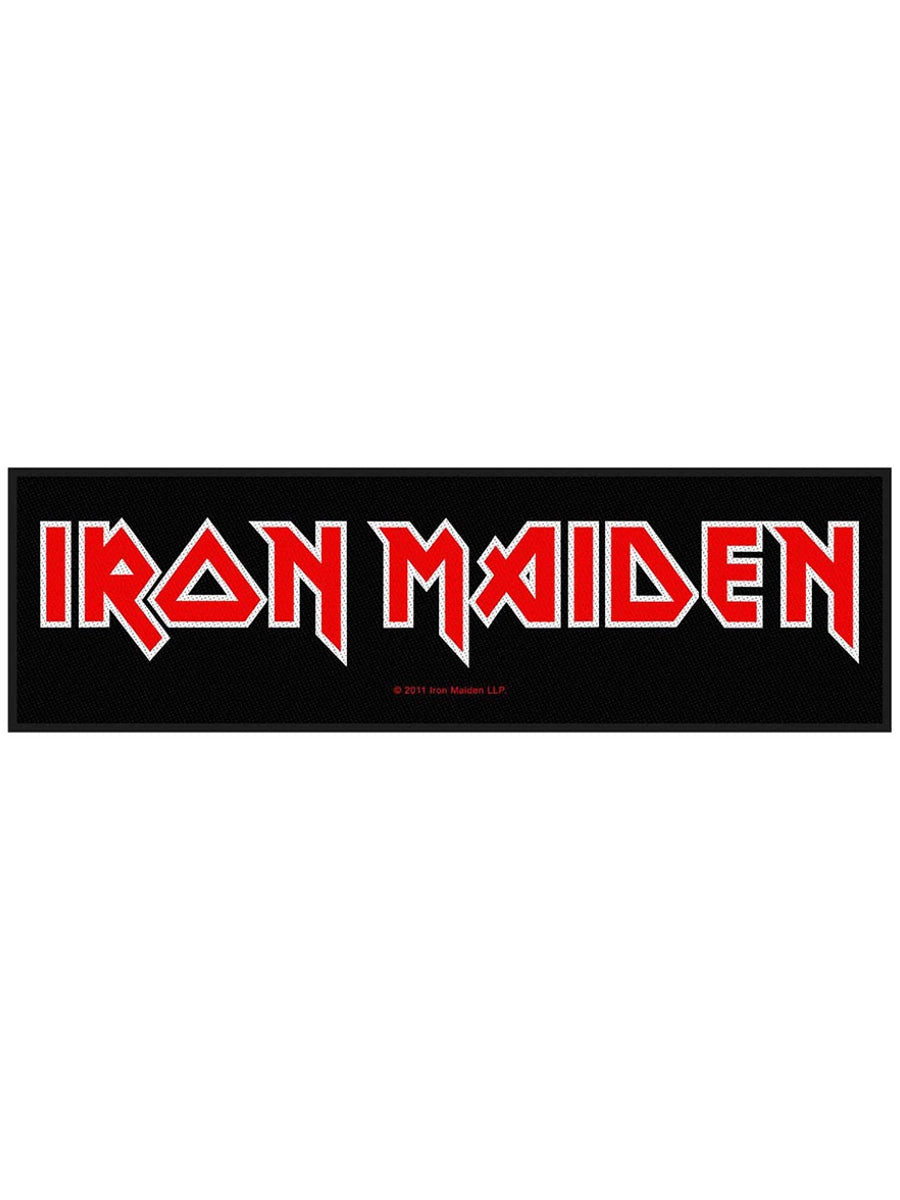 Iron Maiden Logo Super Strip Standard Patch – Wicked Things