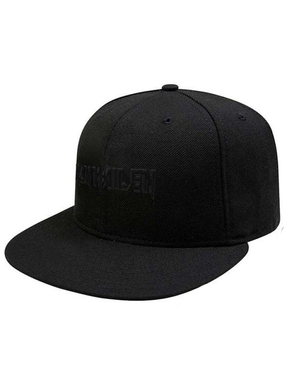 Iron Maiden Logo & Trooper Black Snapback Cap