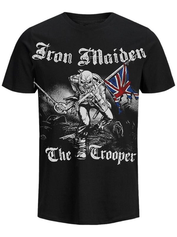 Iron Maiden Sketched Trooper Men's Black T-Shirt