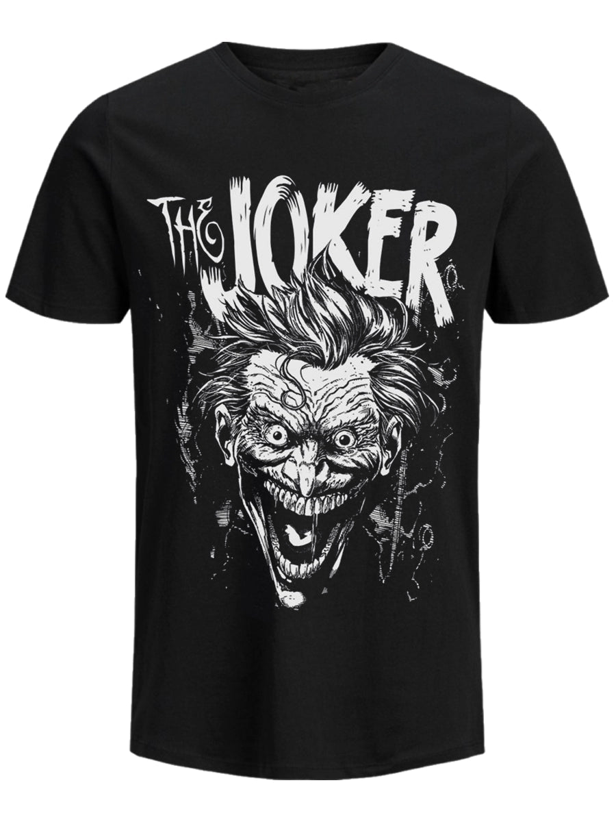 Joker Face Men s Black T Shirt Wicked Things