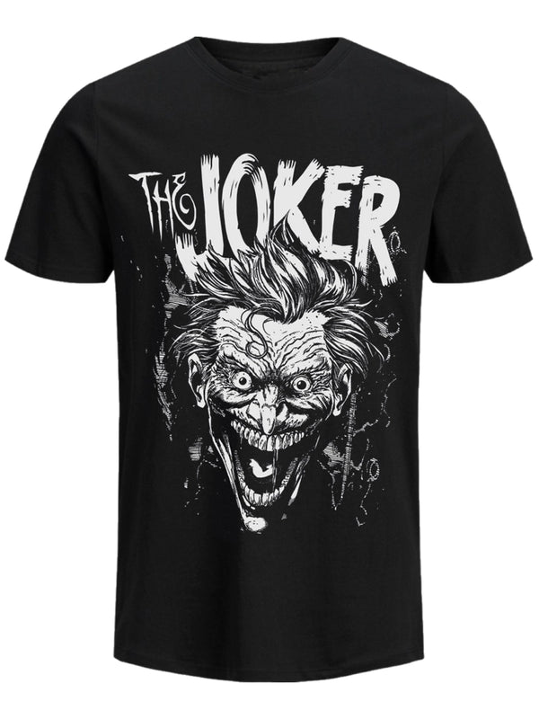 Joker Face Men's Black T-Shirt