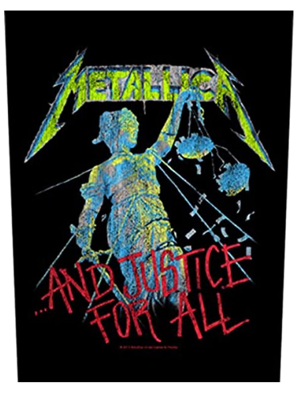Metallica And Justice For All Back Patch