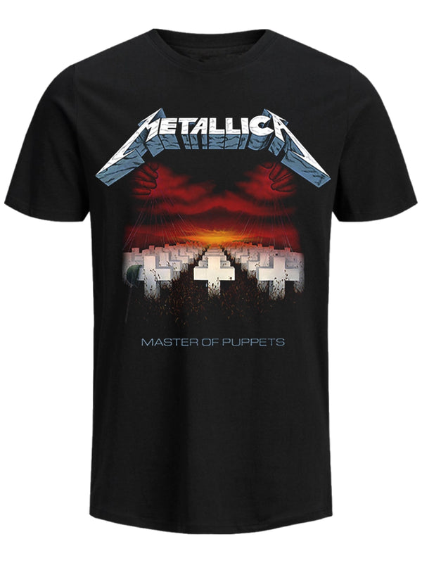 Metallica Master Of Puppets Tracks Men's Black T-Shirt