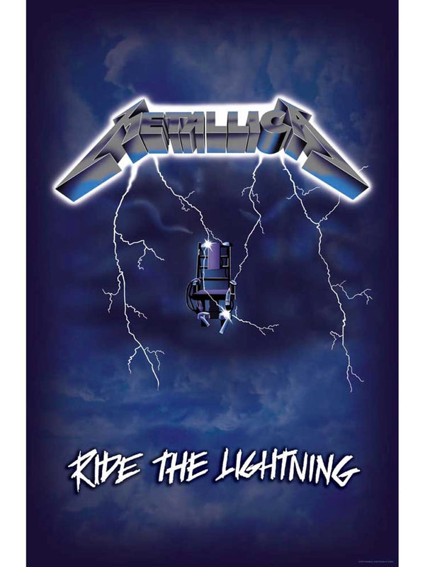 Metallica Ride The Lightning Textile Flag