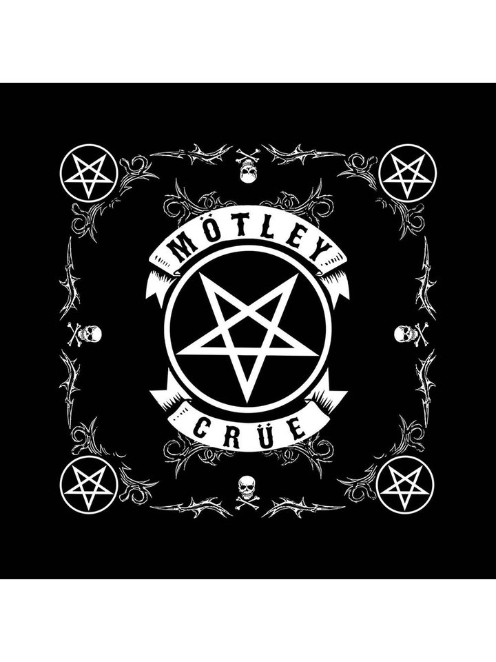 Motley Crue Pentagram Bandana – Wicked Things