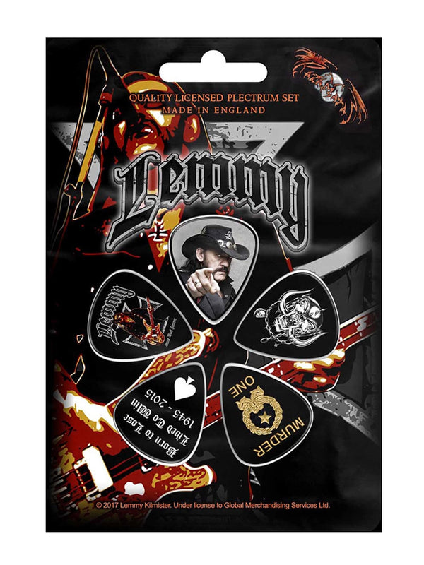 Motorhead Lemmy Stone Deaf Forever Plectrum Pack