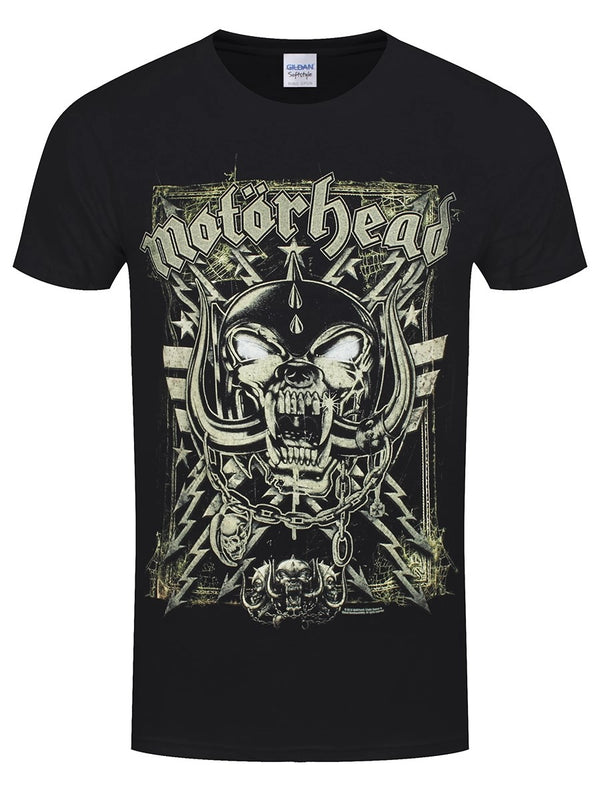Motorhead Spiderwebbed Warpig Men's Black T-Shirt