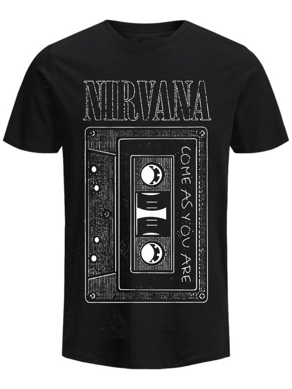 Nirvana As You Are Tape Men's Black T-Shirt