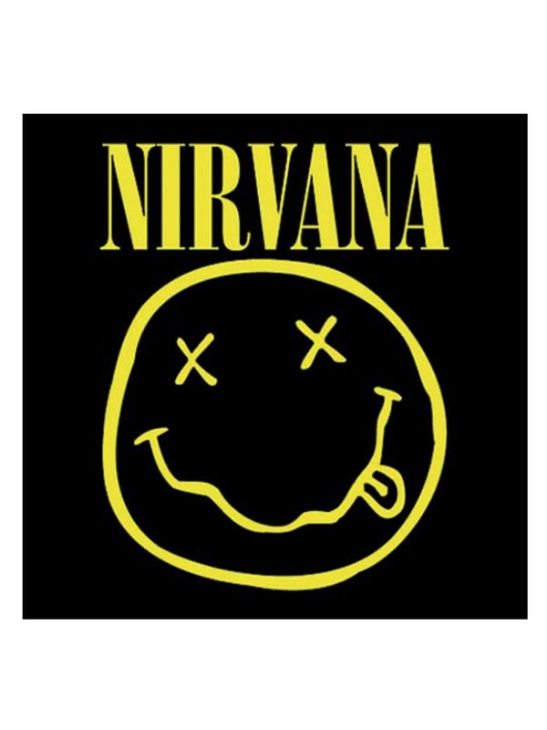Nirvana Smiley Individual Cork Coaster