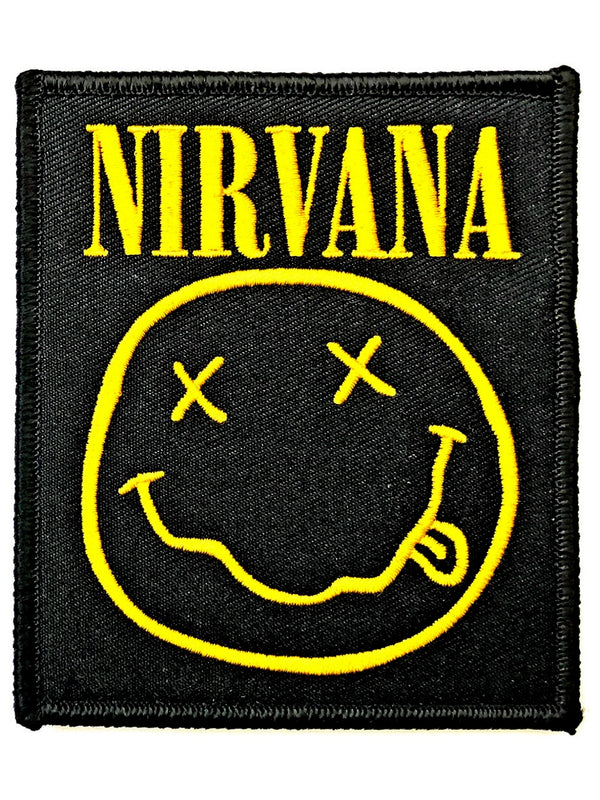 Nirvana Smiley Woven Standard Patch