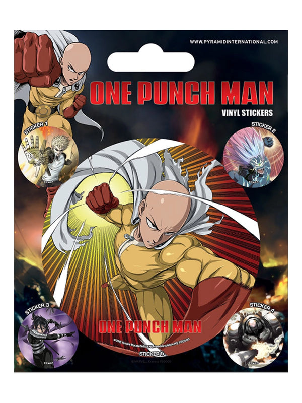One Punch Man Atomic Fist Vinyl Sticker Pack
