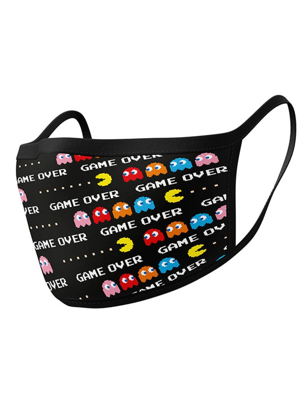 Pac-Man Game Over Repeat Face Mask