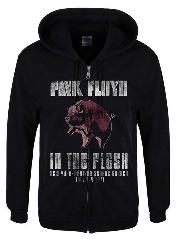 Pink Floyd In The Flesh Men's Black Zipped Hoodie