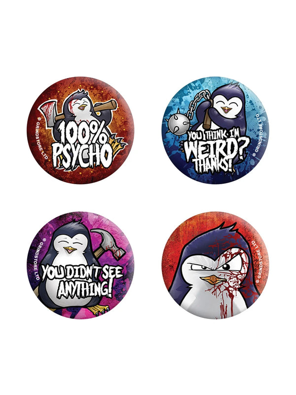 Psycho Penguin Badge Pack