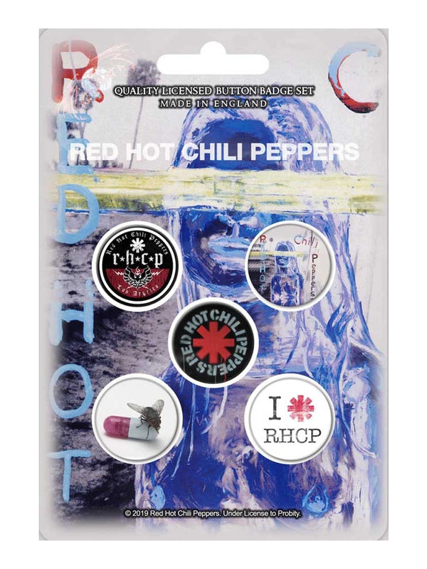 Red Hot Chili Peppers By The Way Button Badge Pack