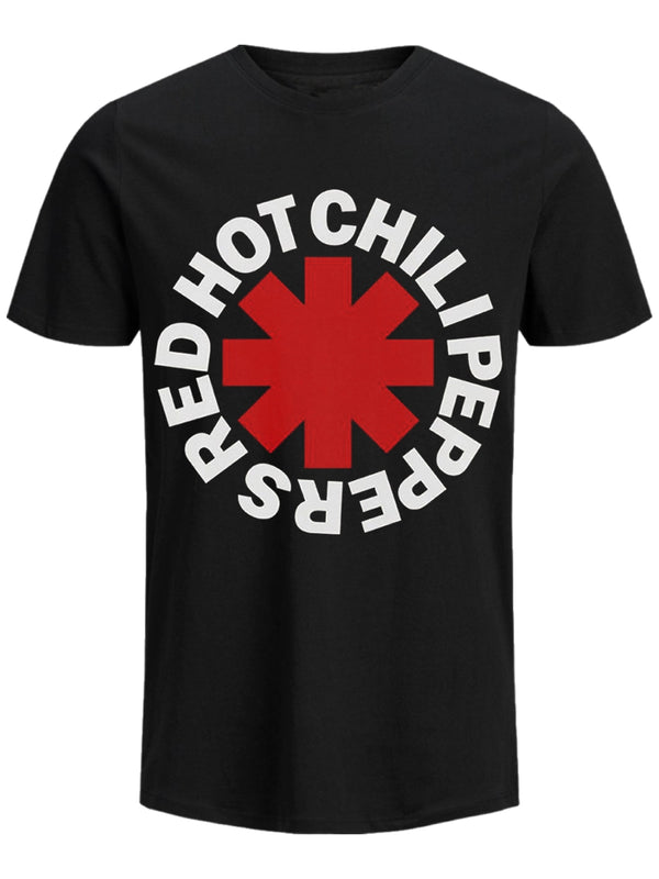 Red Hot Chili Peppers Classic Asterisk Men's Black T-Shirt